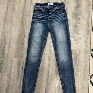 BKE High Rise Dark Wash Jeans